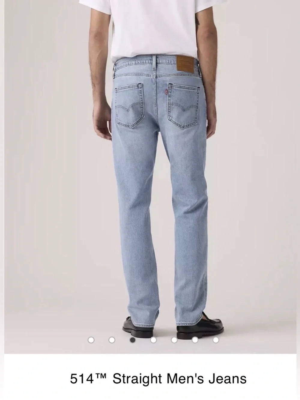 Levi's Straight Men’s Jeans in Light Blue Denim